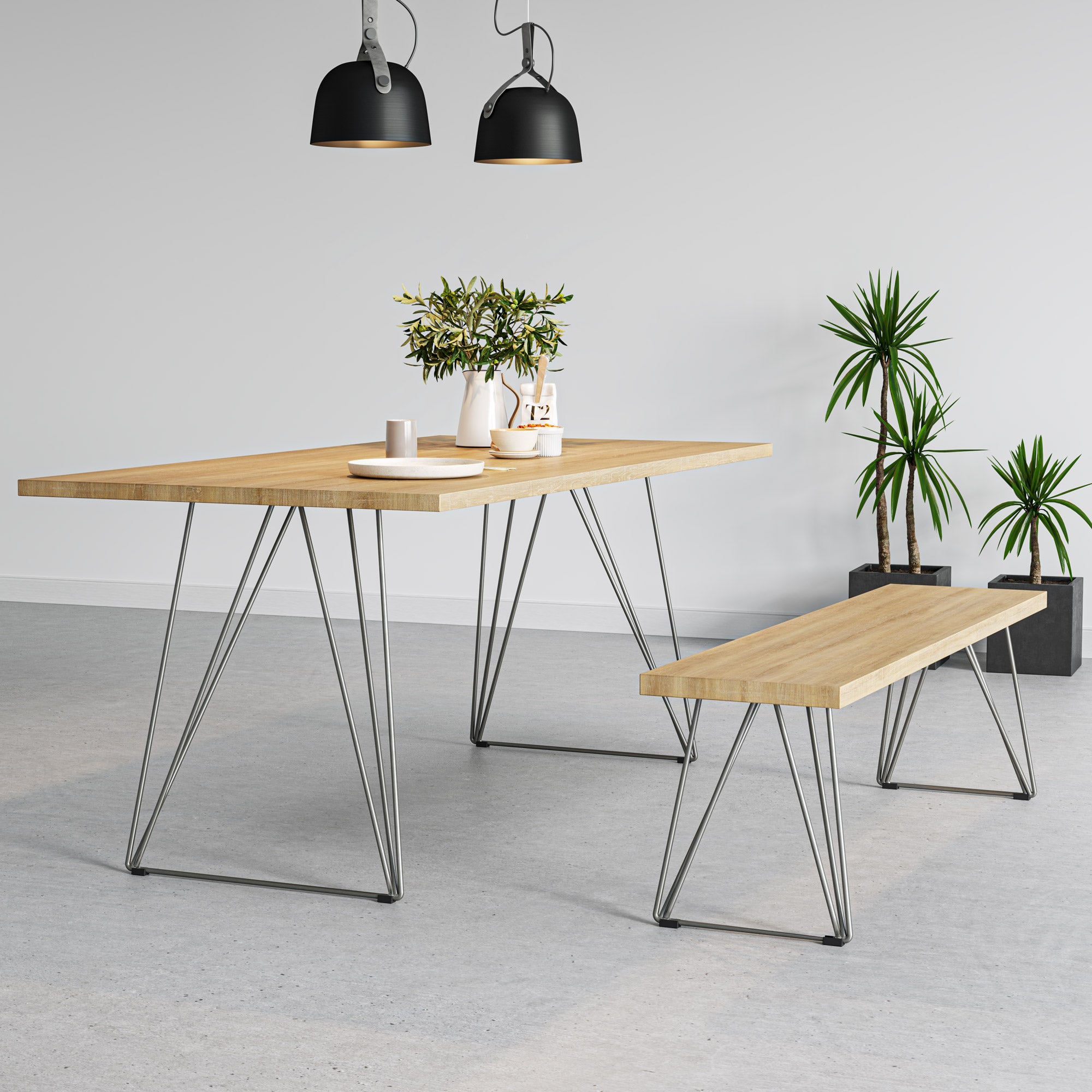 Wire Frame Table Legs | The Hairpin Leg Co.