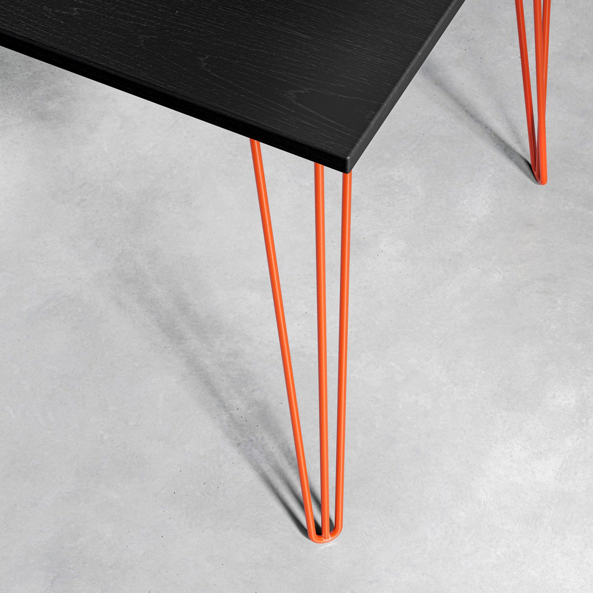 Black Ash Hairpin Table