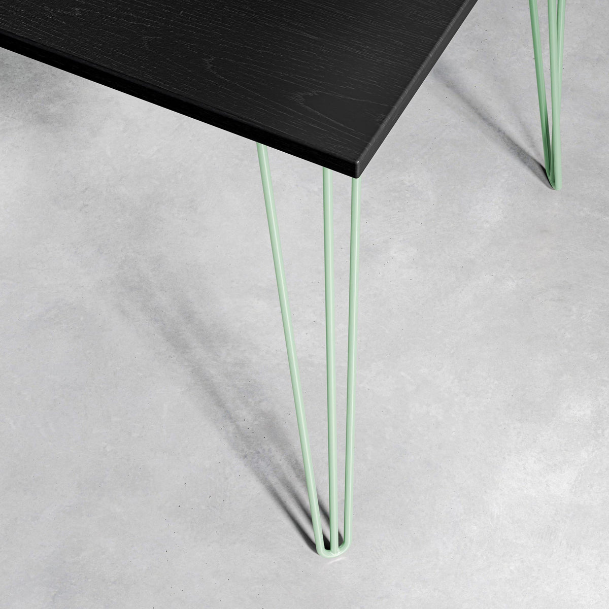 Black Ash Hairpin Table