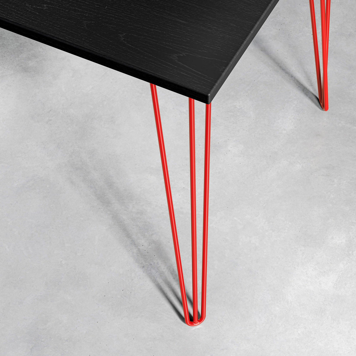 Black Ash Hairpin Table