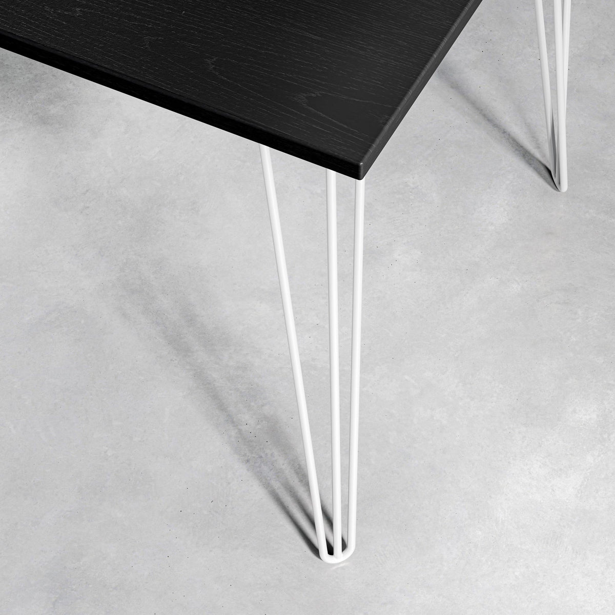 Black Ash Hairpin Table