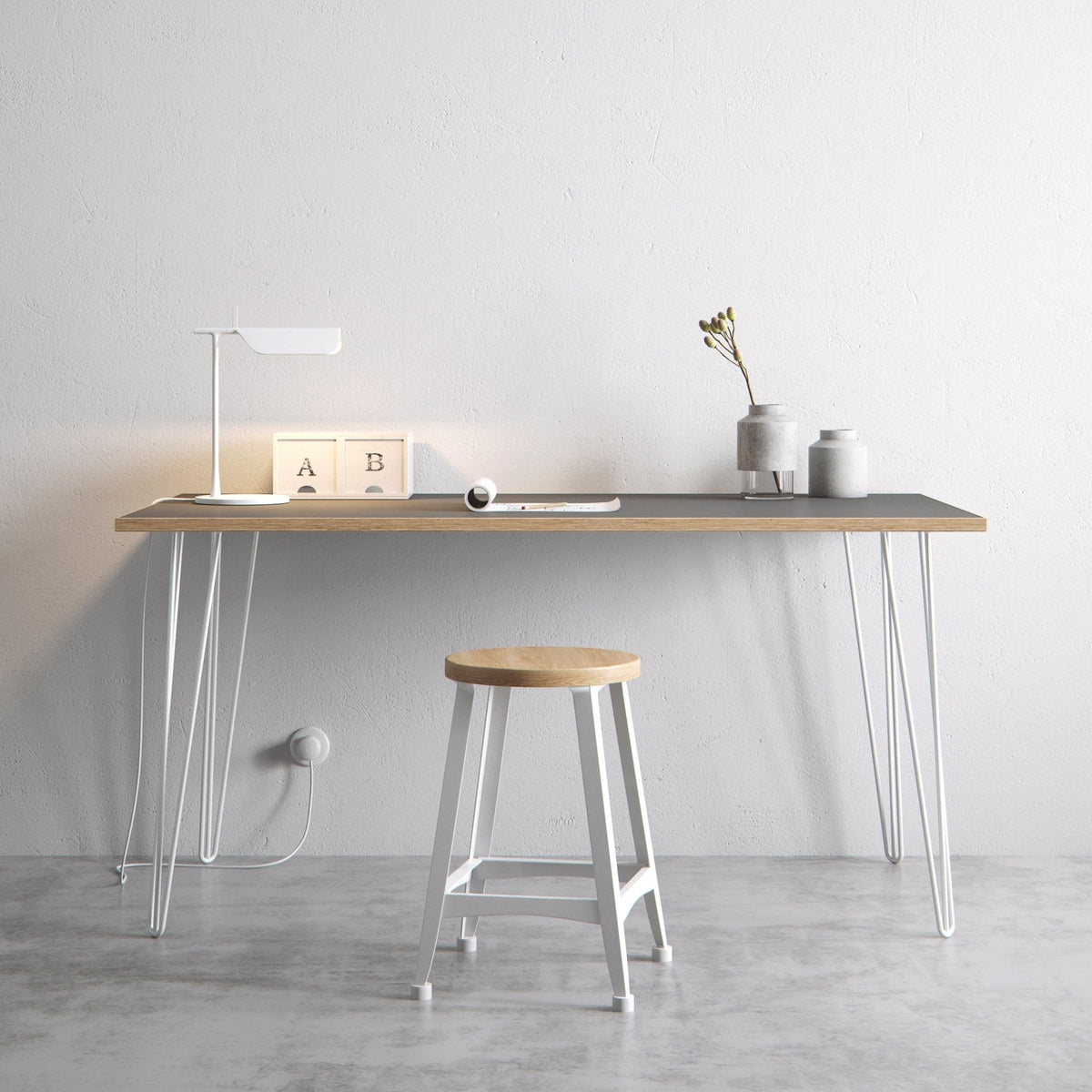 Hairpin Table (Grey)