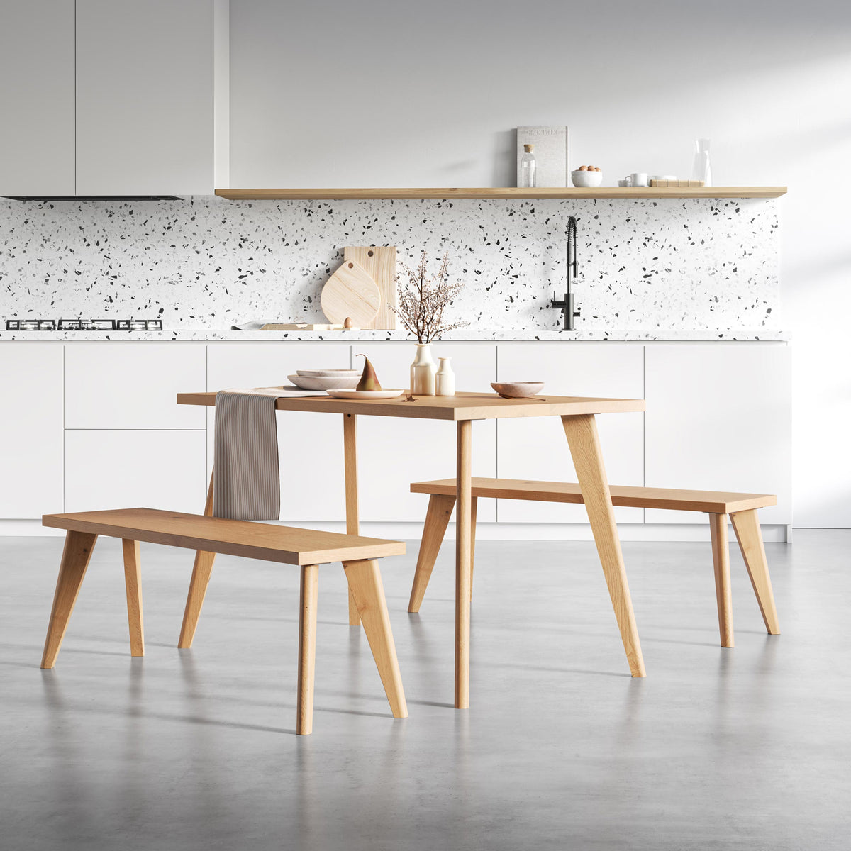 Tapered Oak Table Legs