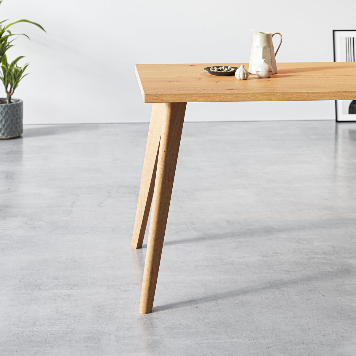 Tapered Oak Table Legs