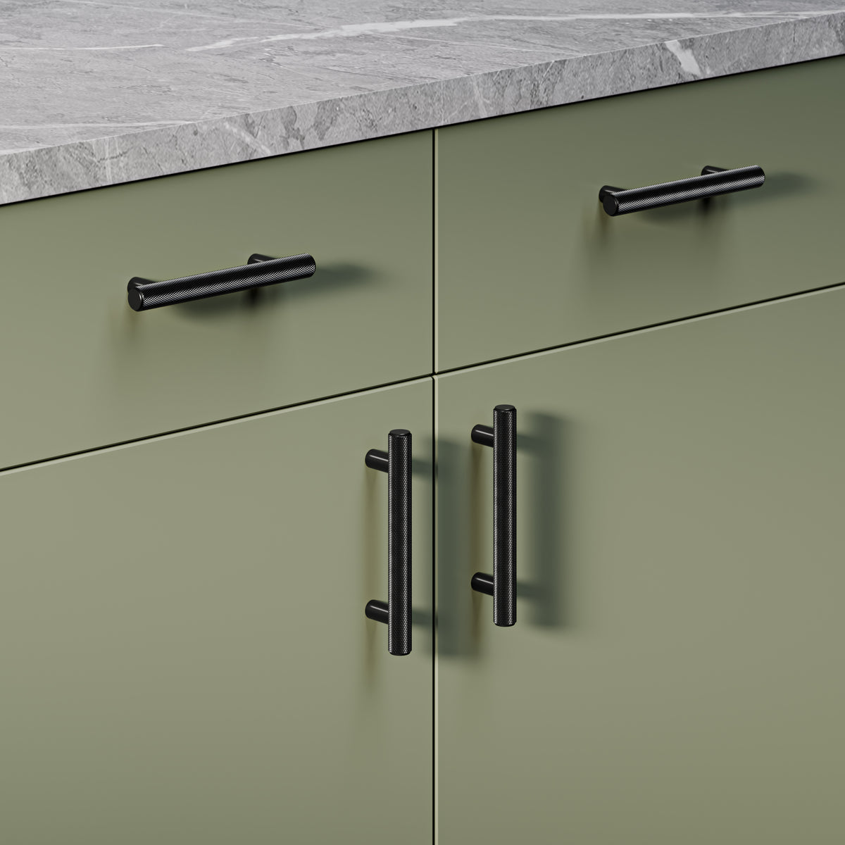 Knurl 15mm Pull Handle