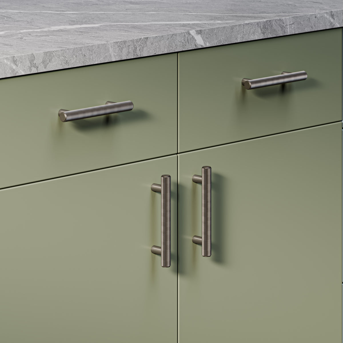 Knurl 15mm Pull Handle