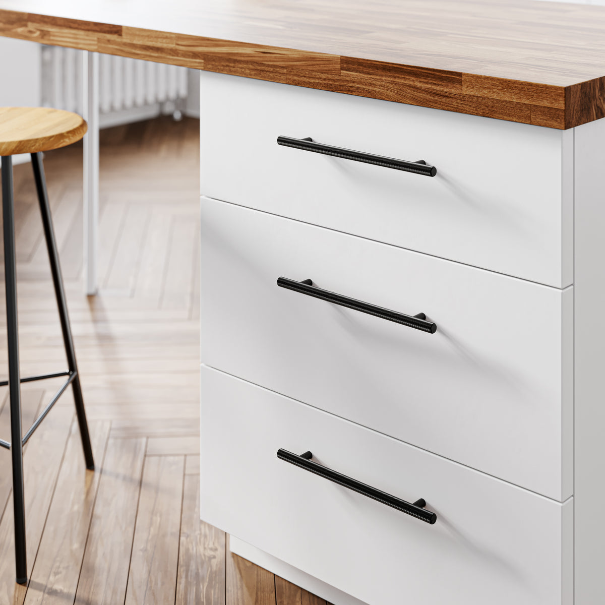 Knurl 15mm Pull Handle