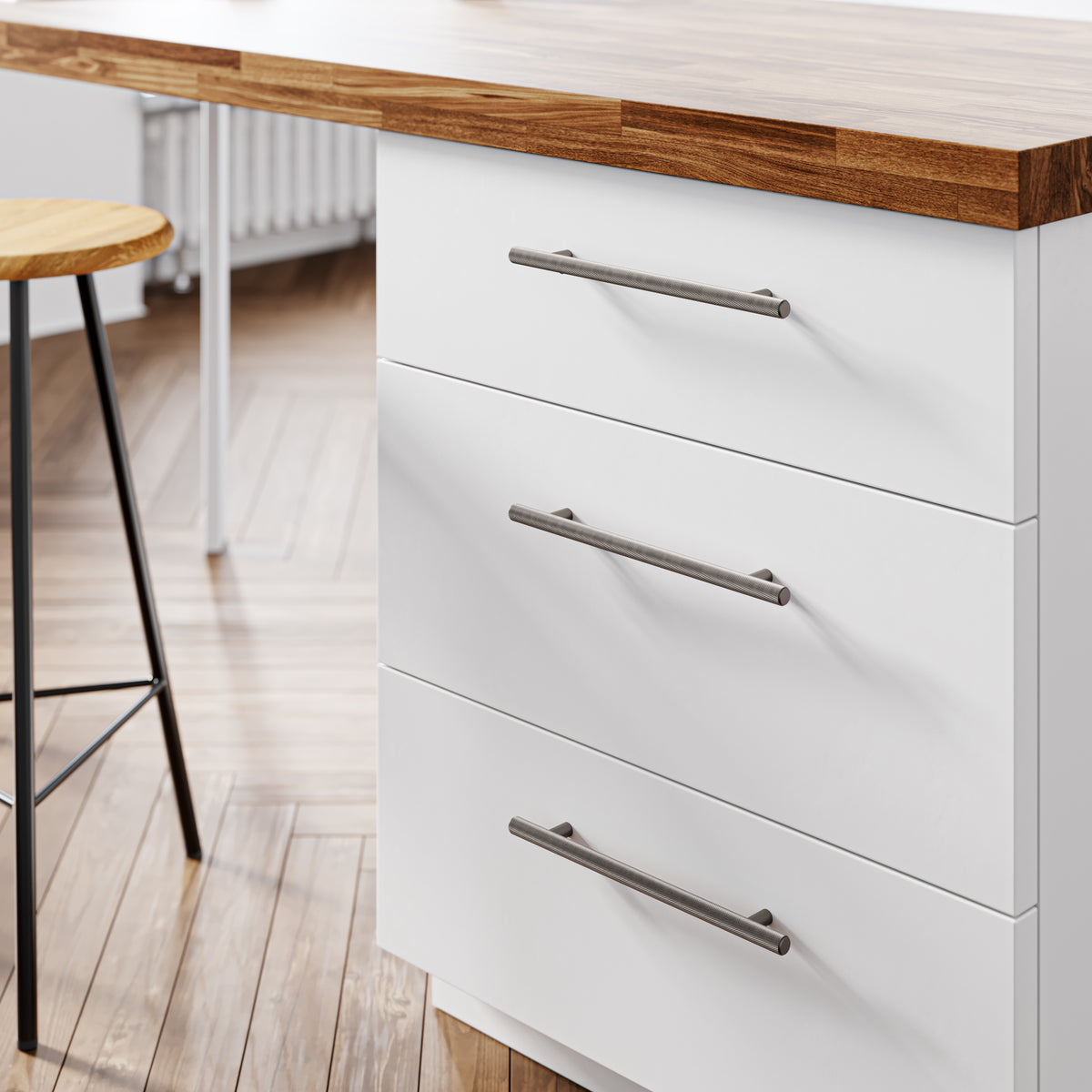 Knurl 15mm Pull Handle